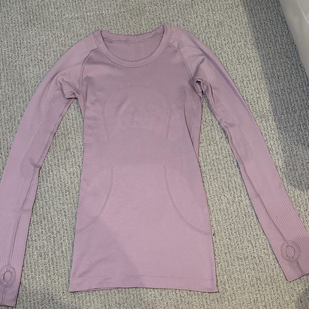 lululemon athletica Purple Long Sleeve Top